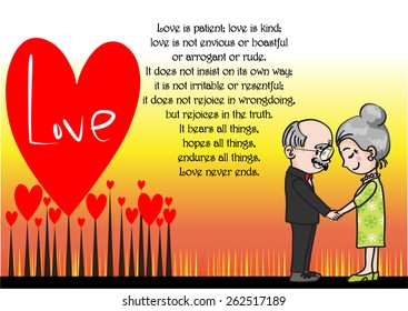 Wedding anniversary greeting card vector