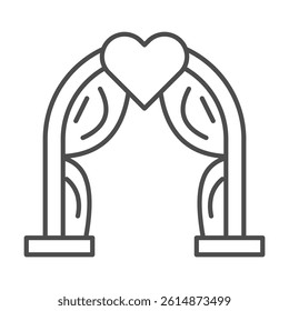 Wedding Arch Icon Set Multiple Style Collection