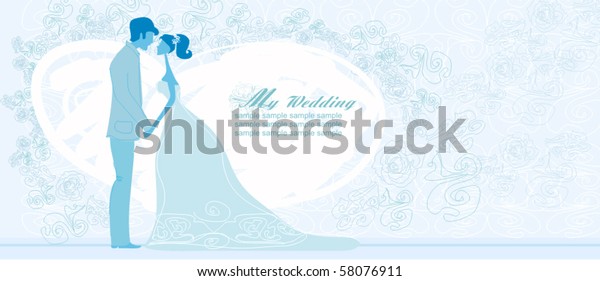 Wedding Background Stock Vector (Royalty Free) 58076911