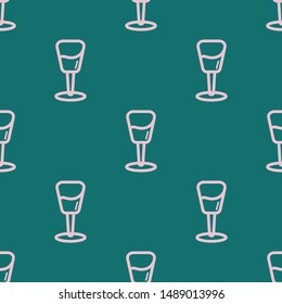 Wedding background seamless vector pattern in modern flat style.