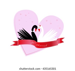 Wedding badge design elements
