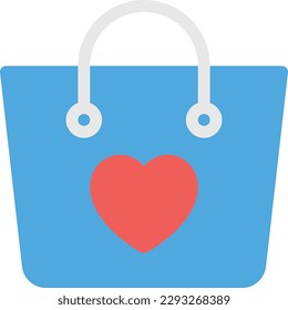 wedding bag Vector illustration on a transparent background.Premium quality symbols. Line Color vector icon for concept and graphic design.