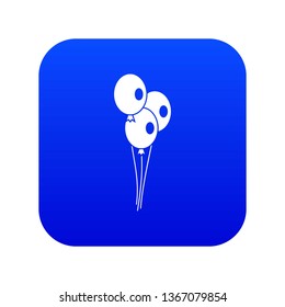 Wedding balloons in simple style isolated on white background vector illustration