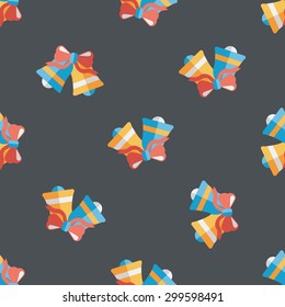 wedding bell flat icon,eps10 seamless pattern background