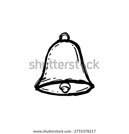 Wedding bell icon logo design. Marriage bell sign and symbol. Church bell icon. Wedding celebration and ceremony decor.