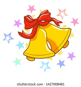 wedding bell vector graphic design clipart