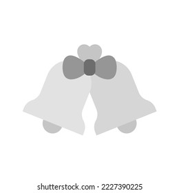Wedding Bells icon vector image. Can also be used for Physical Fitness. Suitable for mobile apps, web apps and print media.
