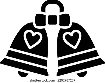 Wedding Bells vector icon. Can be used for printing, mobile and web applications.