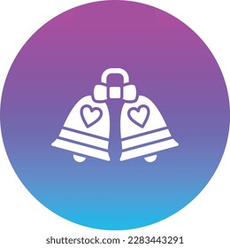 Wedding Bells vector icon. Can be used for printing, mobile and web applications.