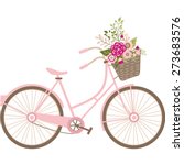 Wedding Bicycle with Flowers 