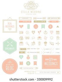 Wedding Blog Kit Elements