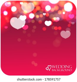 wedding bokeh abstract background