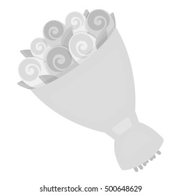 Wedding bouquet icon of vector illustration for web and mobile