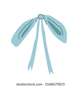 Wedding bow icon. Flat color design. Vector illustration.
