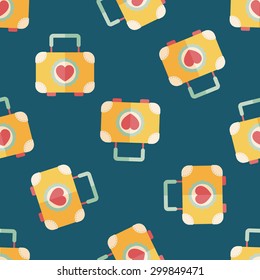 wedding box of cookies flat icon,eps10 seamless pattern background
