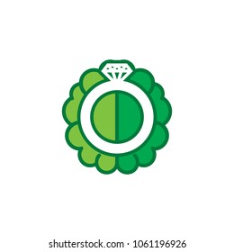 Wedding Brain Logo Icon Design
