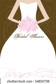 Wedding Bridal Shower Invitation Panel - Area for your text