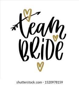 Wedding, bridal shower party lettering with hearts and arrow to make wall art, card, iron on sublimation print design with heart. Celebration event decoration.  