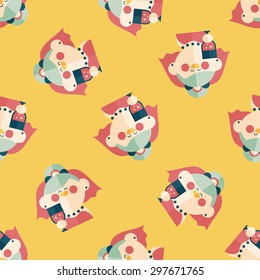 wedding bride flat icon,eps10 seamless pattern background