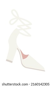 Hochzeitsschuhe. Vektorgrafik