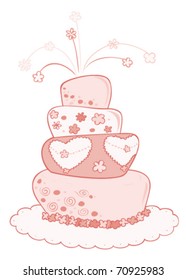 Wedding cake.