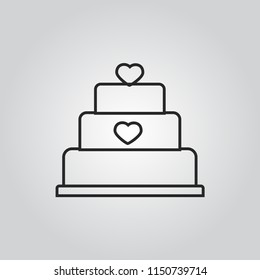 wedding cake icon