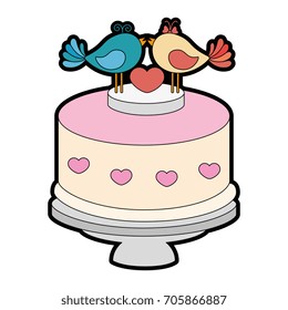 wedding cake icon 
