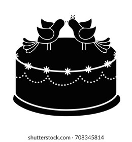 wedding cake icon 