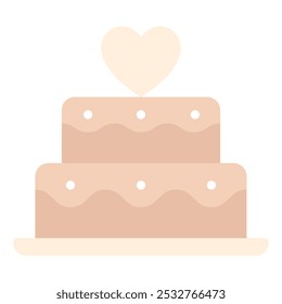 Wedding Cake icon for web, app, infographic, etc