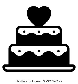 Wedding Cake icon for web, app, infographic, etc