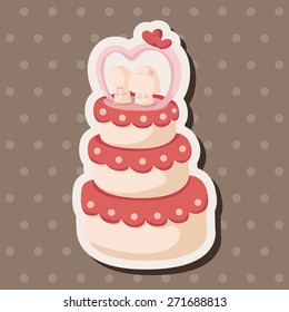 wedding cake theme elements
