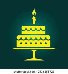 Wedding cake trendy artwork pretty abstract vector illustration colorful applicable design.eps