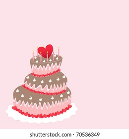 wedding cake, valentine's day