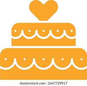 Wedding Cake vector icon. Can be used for printing, mobile and web applications.
