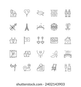 "Wedding Cake Vector Icon Series"