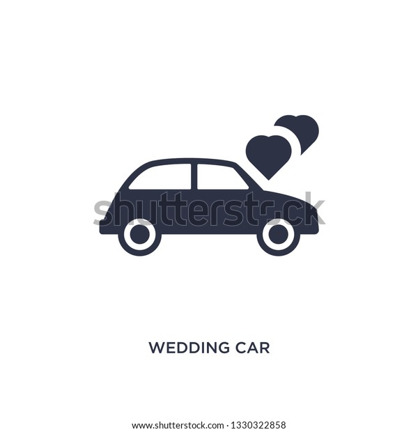 wedding car\
icon. Simple element illustration from birthday party and wedding\
concept. wedding car editable symbol design on white background.\
Can be use for web and\
mobile.
