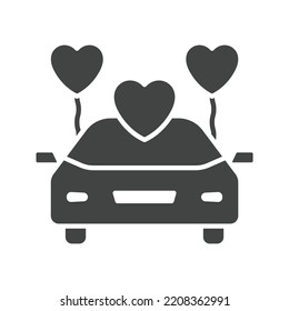 Wedding Car icon vector image. Can also be used for Physical Fitness. Suitable for mobile apps, web apps and print media.