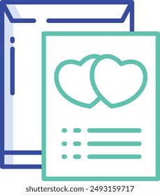 Wedding Car outline color vector illustration
