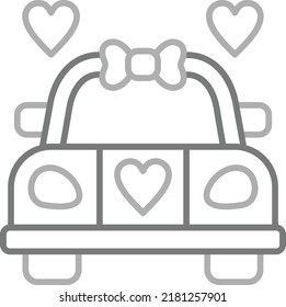 Wedding Car vector icon. Can be used for printing, mobile and web applications.