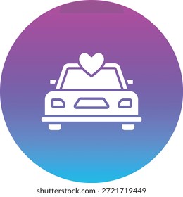 Wedding Car vector icon. Can be used for printing, mobile and web applications.