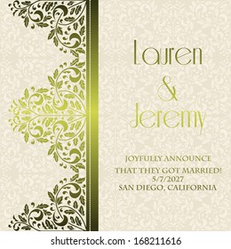 Wedding card