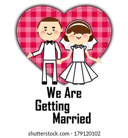 Wedding card.