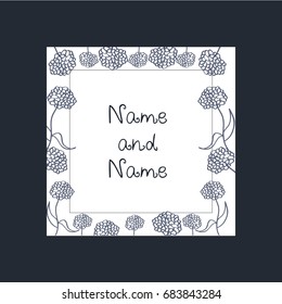Wedding card