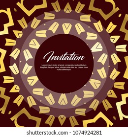 Wedding card with creative design and elegant style