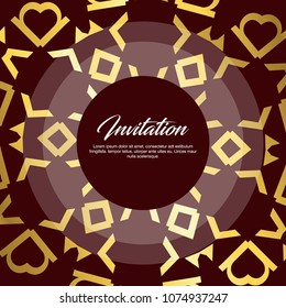 Wedding card with creative design and elegant style