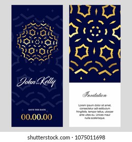 Wedding card with creative design and elegant style