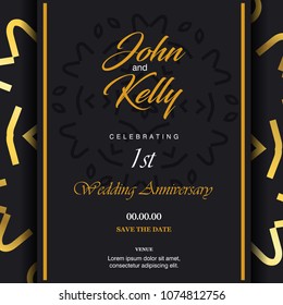 Wedding card with creative design and elegent style 