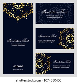 Wedding card with creative design and elegent style 