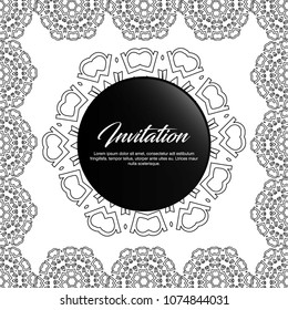 Wedding card with creative design and elegent style