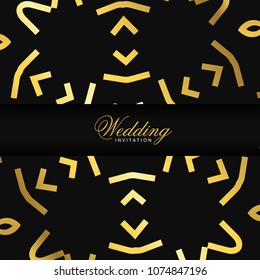 Wedding card with creative design and elegent style 